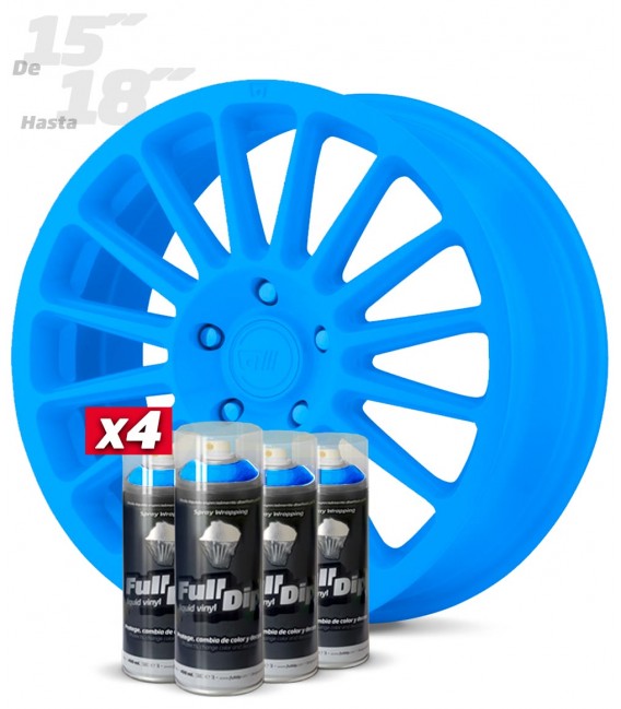 Pack Llantas AZUL KINGSLEY