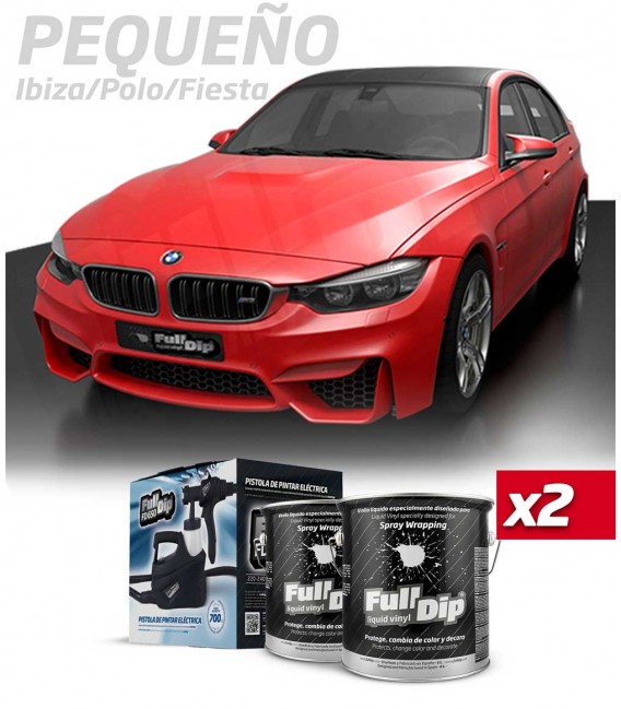 KIT PEQUEÑO FullDip® 2x4L ROJO METALIZADO