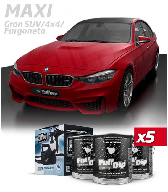 KIT MAXI FullDip® 5x4L ROJO CARMÍN