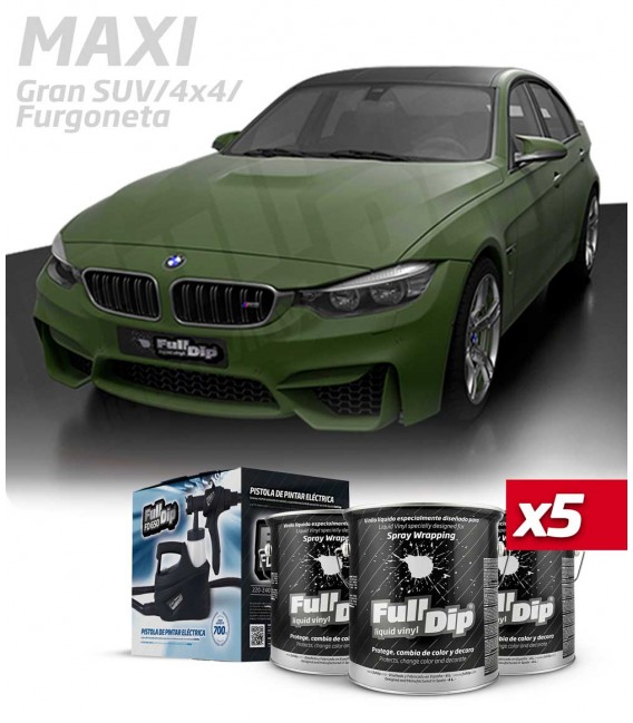 KIT MAXI FullDip® 5x4L VERDE MILITAR