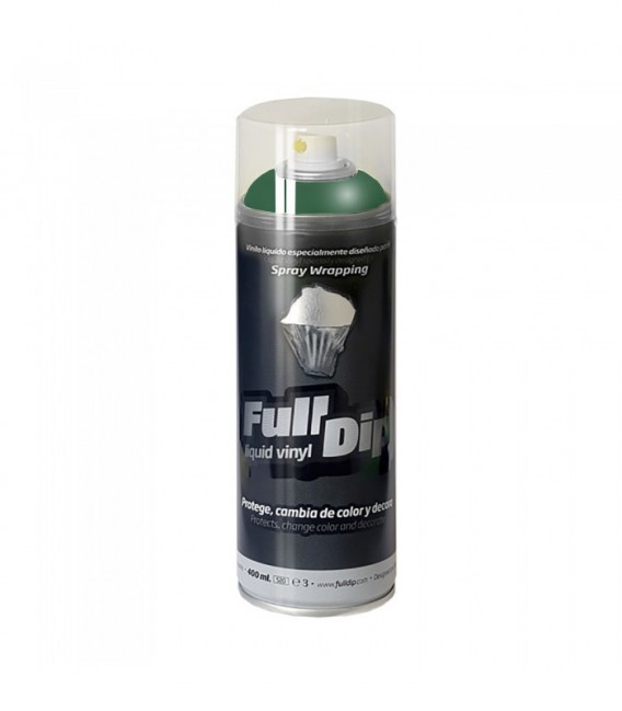 Spray FullDip® VERDE MILITAR METALIZADO 400ml